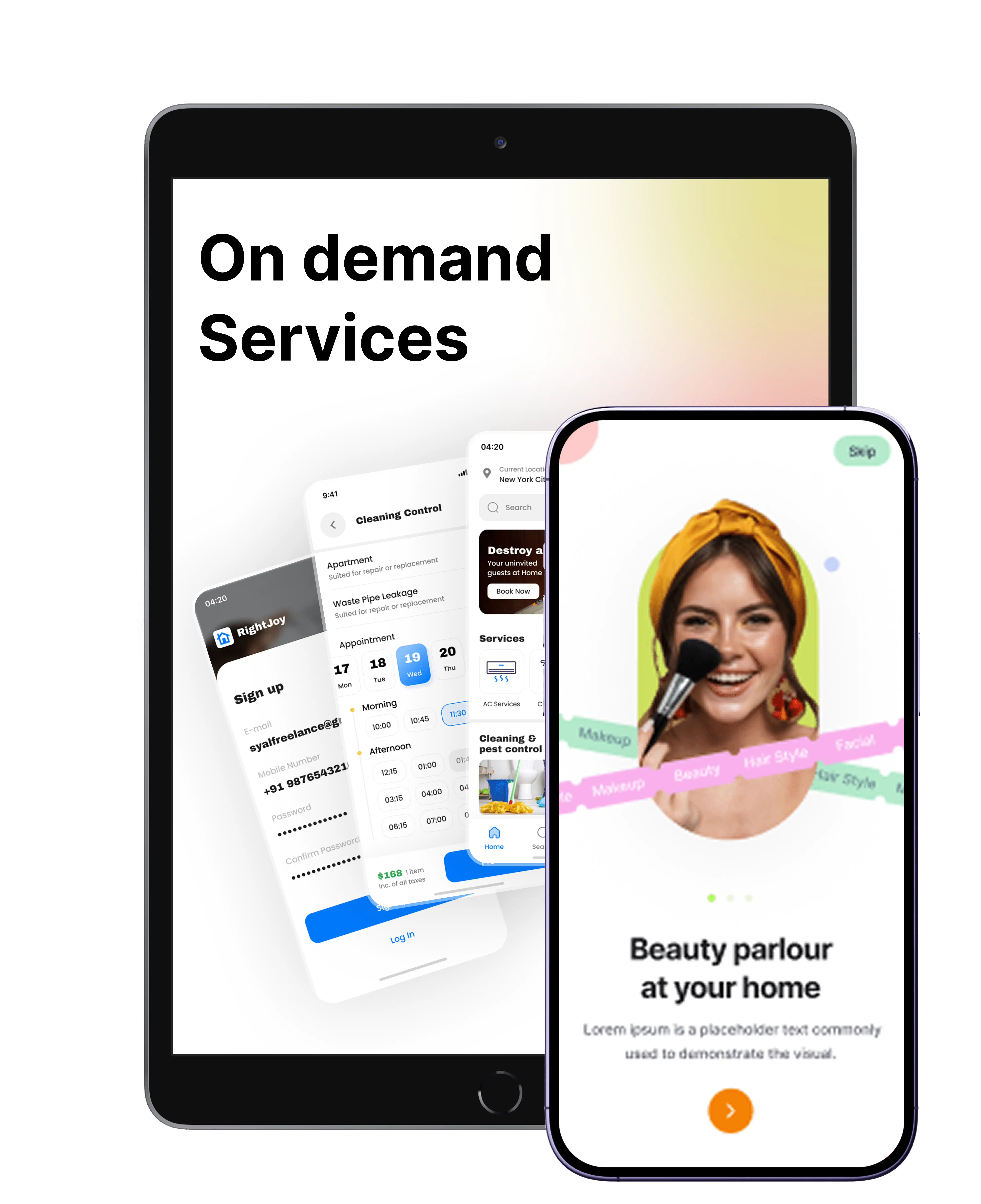 Tablet and phone interface 3